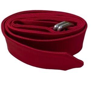 BURBERRY Red Heritage Double‎ D-ring Belt, New